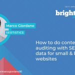 How to do content auditing with SEO/web data for small & big websites