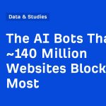 The AI Bots That ~140 Million Websites Block the Most
