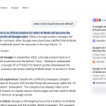 How do we tackle AI Mode becoming the default Search experience? – SALT.agency®